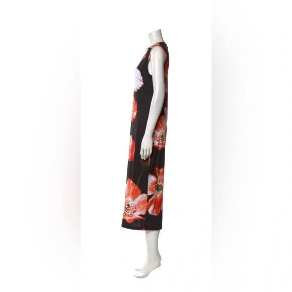 STINE GOYA Black Floral Sleeveless Dress - Picture 4 of 7